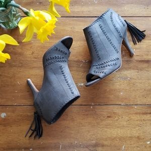 Torrid peep toe booties